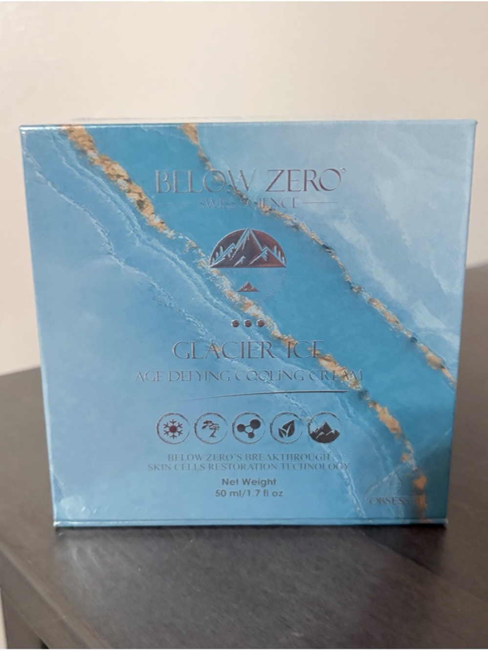 Below Zero Glacier Ice Age Defying Cooling Cream 1.7 oz